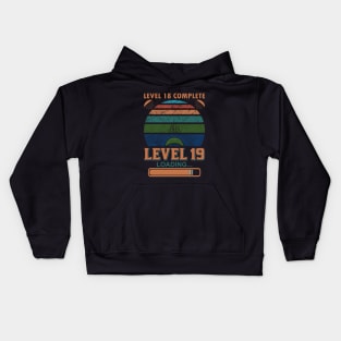 lLevel 18 Complete Level 19 Loading Kids Hoodie